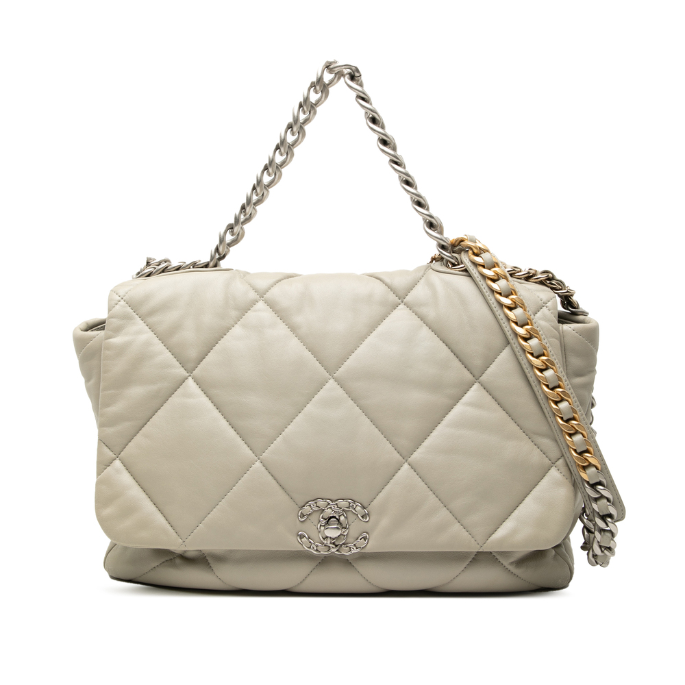 Pre-Loved Chanel Maxi Lambskin 19 Flap